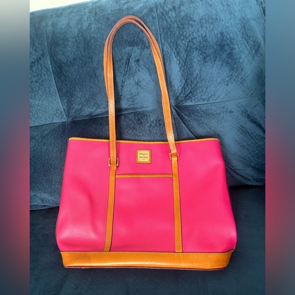 Dooney & Bourke Pink Claremont Cynthia Tote Vintage Y2K EUC - Picture 1 of 16